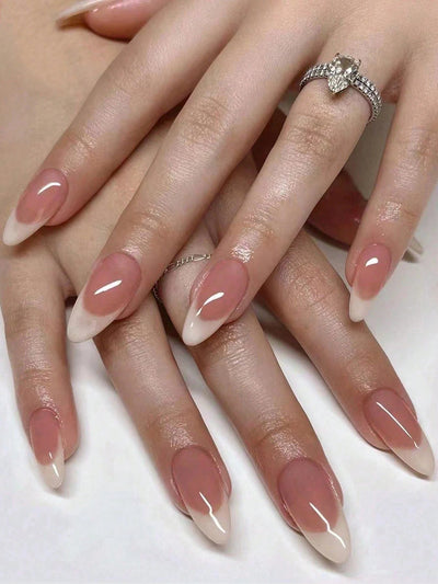 24 Pcs French Nail 2 Shade