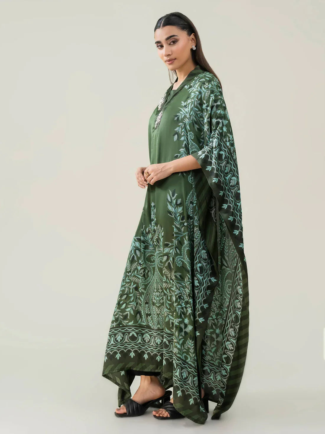 Silk Kaftan-Printed