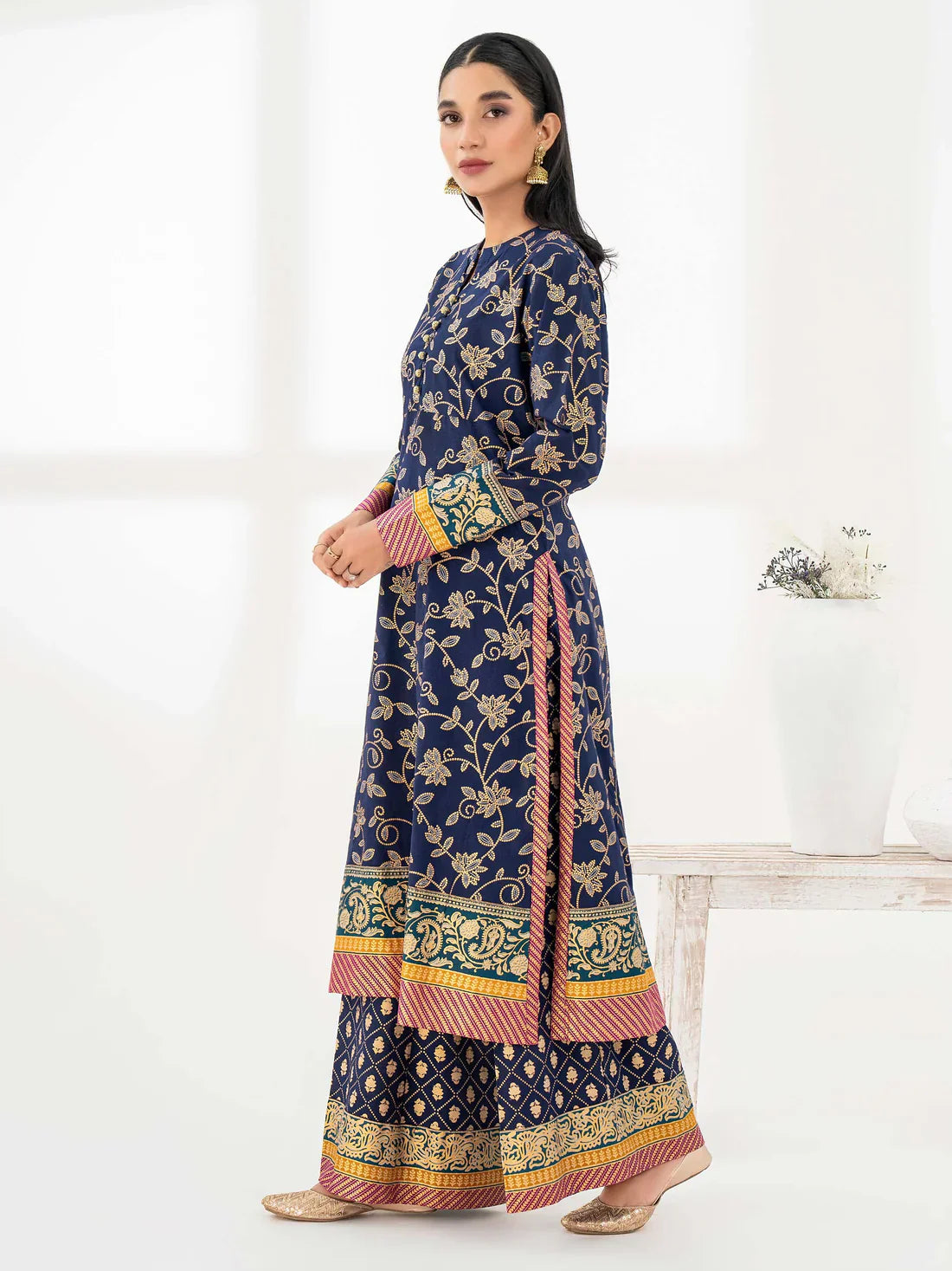 2 Piece Lawn Suit-Paste Print