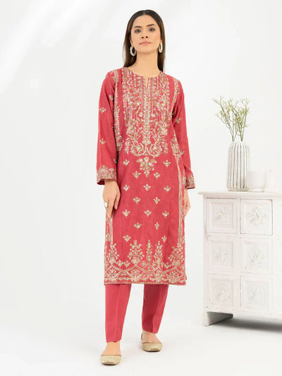 2 Piece Jacquard Suit-Embroidered