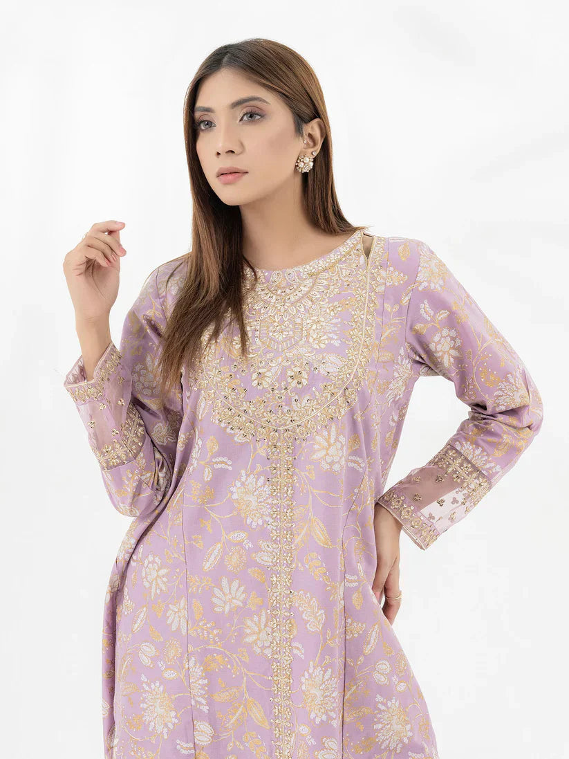 2 Piece Lawn Suit-Embroidered