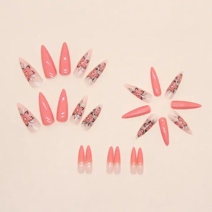 24 Pcs Hott Nails 💅